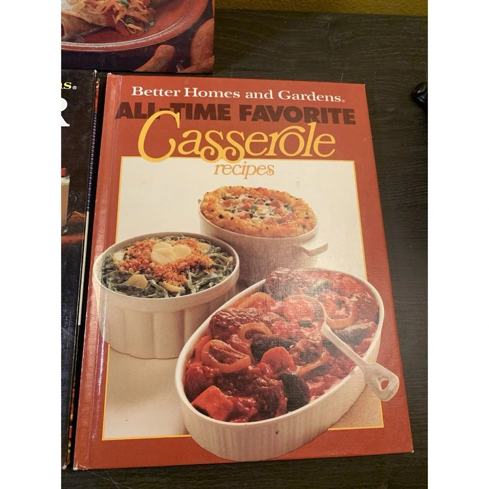 Vintage Better Homes & Gardens Cookbook Lot of 3 1970s Mexican Casserole Blender